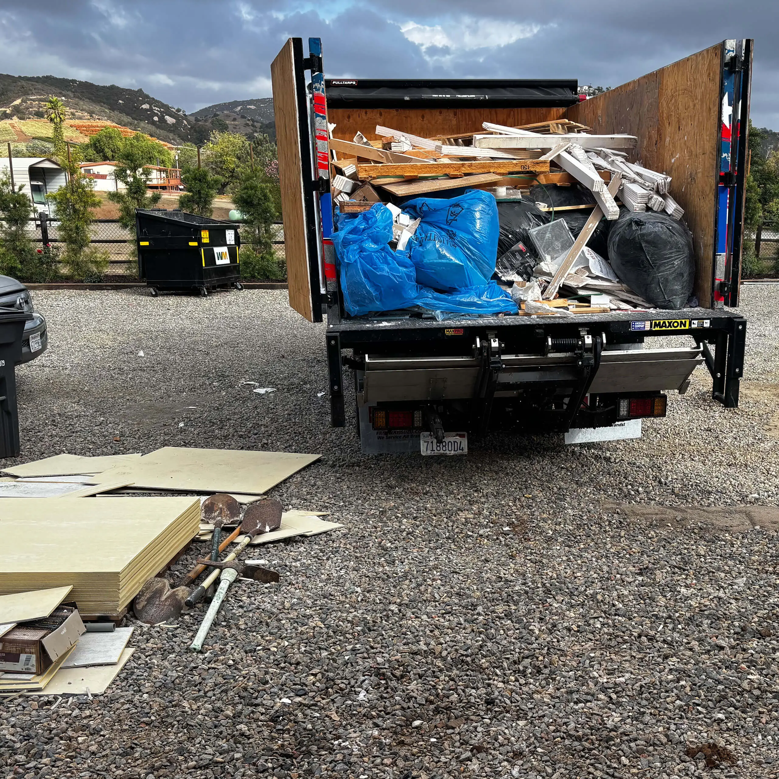 construction debris removal North County San Diego