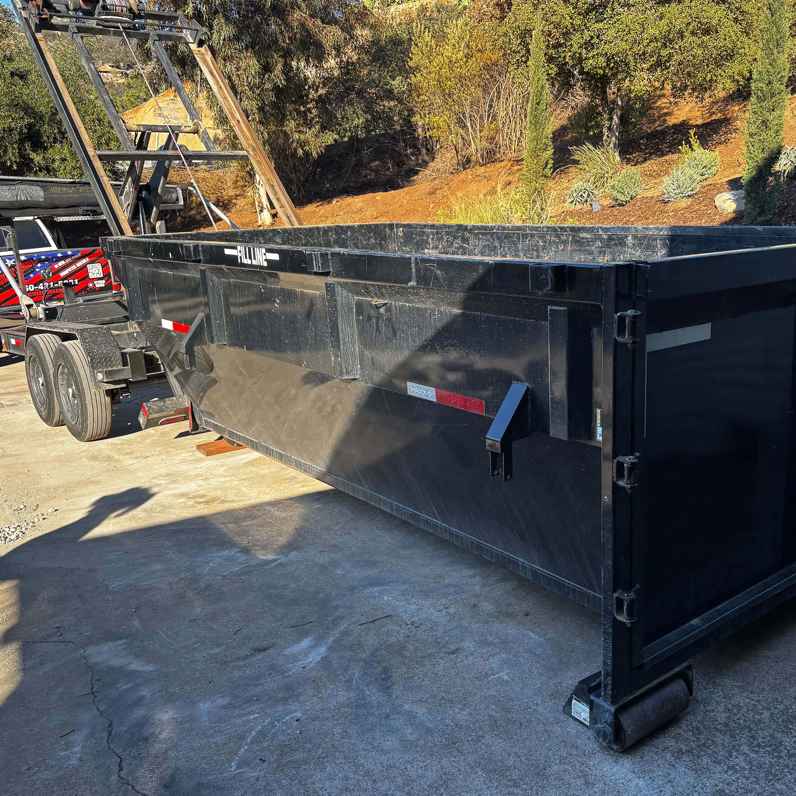 construction dumpster rental North County San Diego