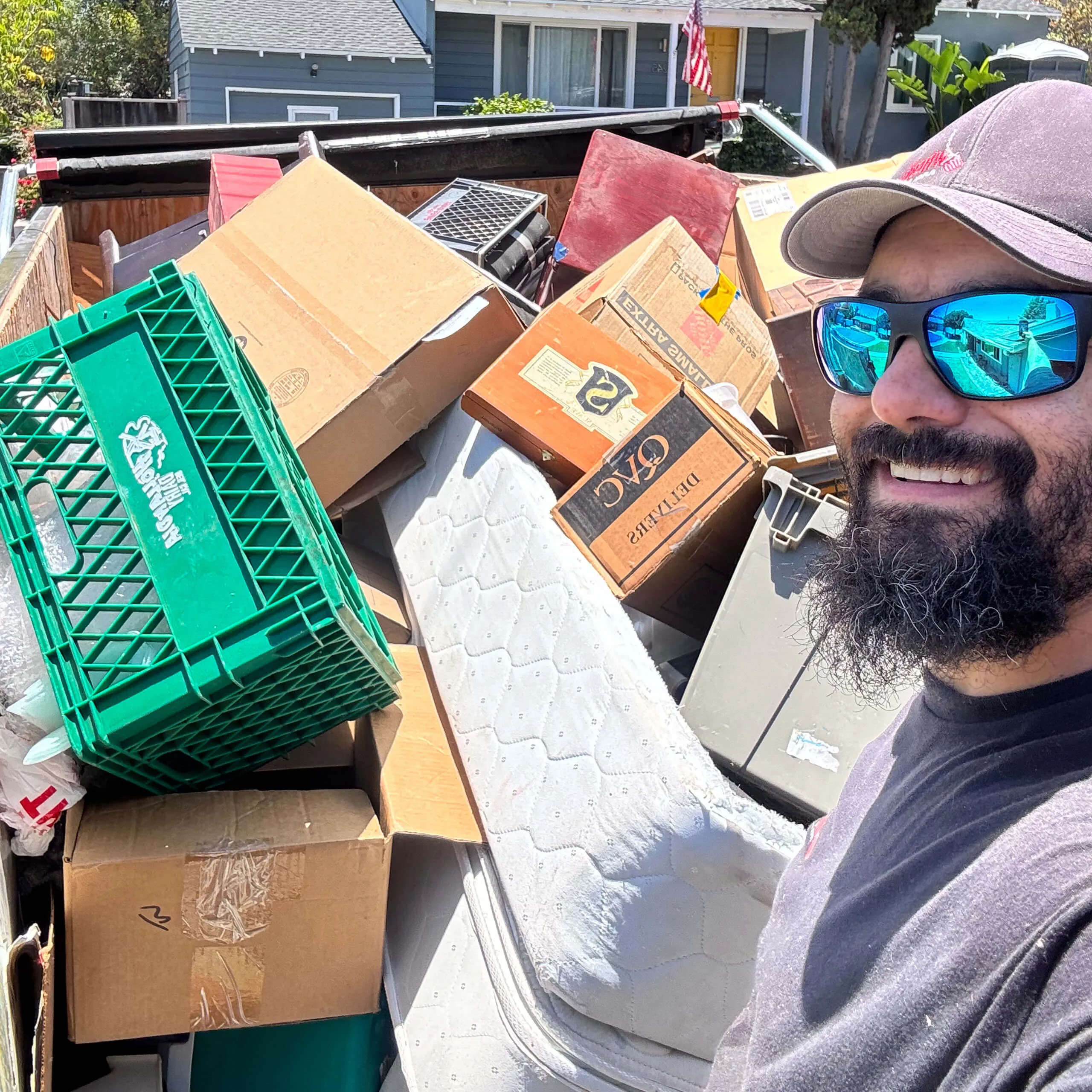 Junk removal job booked, cleared and done