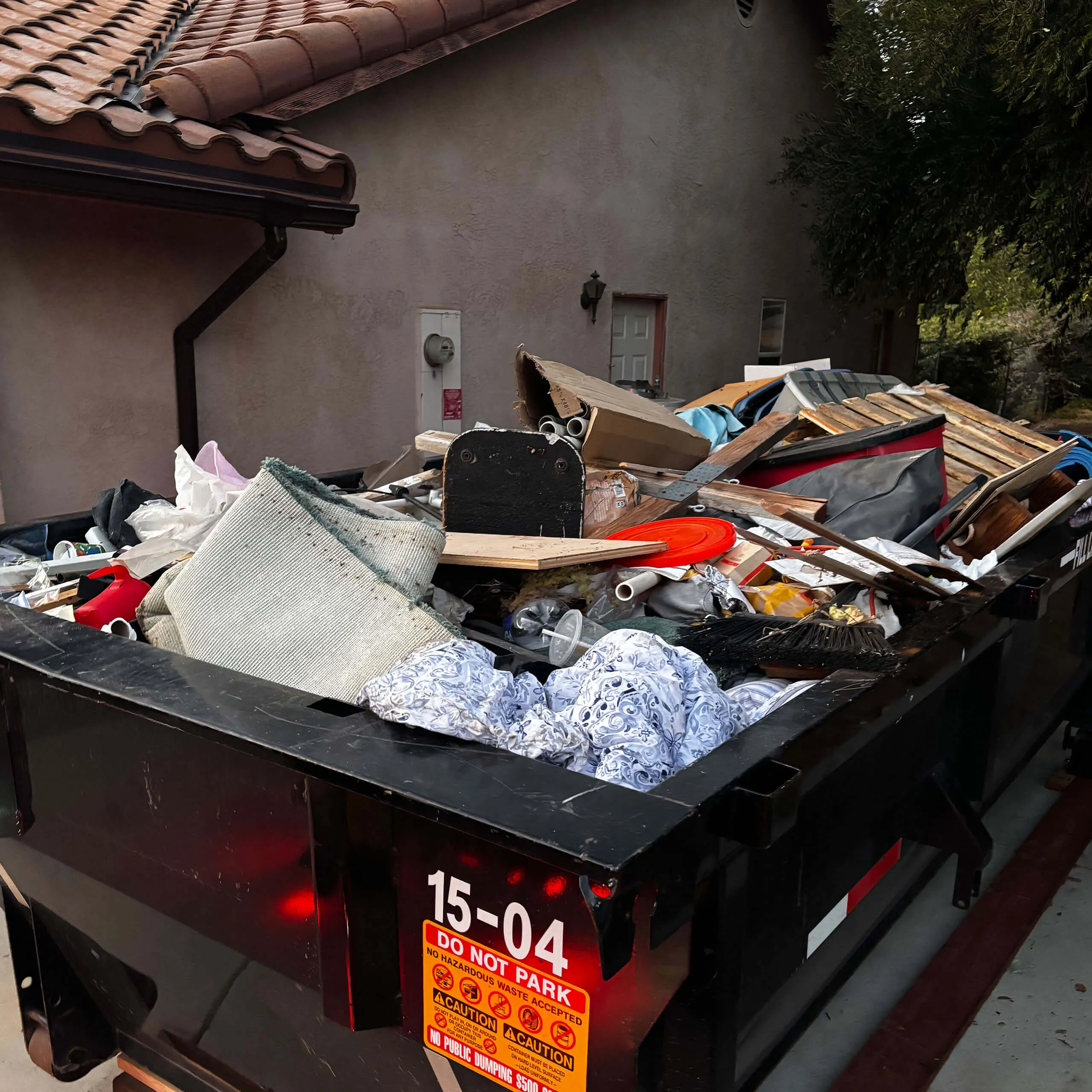 Residential dumpster rental