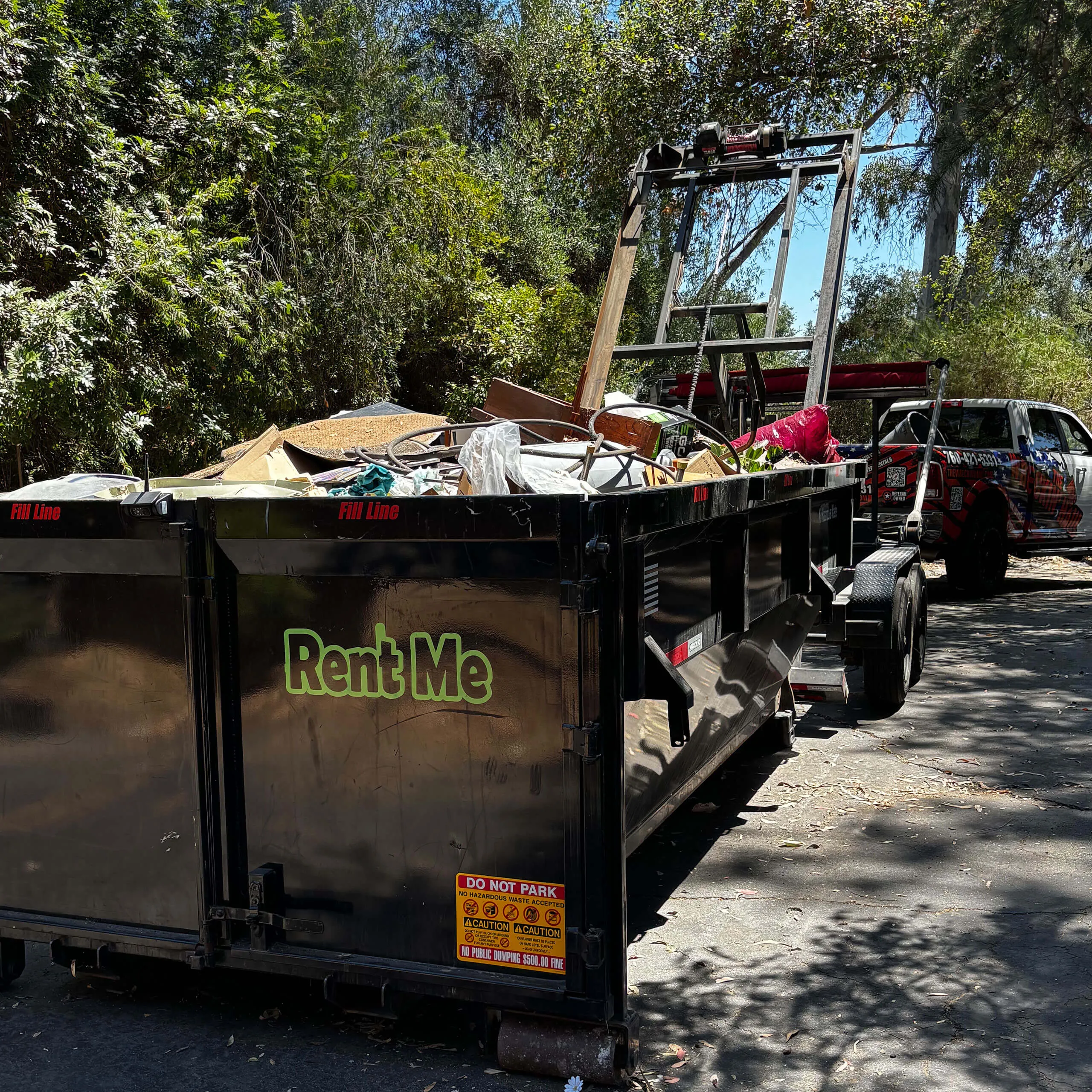Short-term and same-day dumpster delivery options